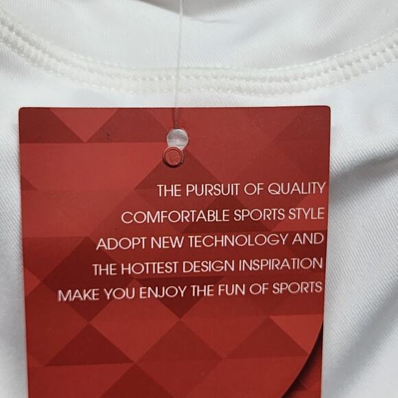 NWT Sanity Women’s Medium White Tennis Skirt w Shorts Under Pockets Pickleball - Picture 6 of 10